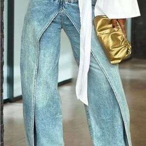 Chic Light Blue Women's Flare Jeans